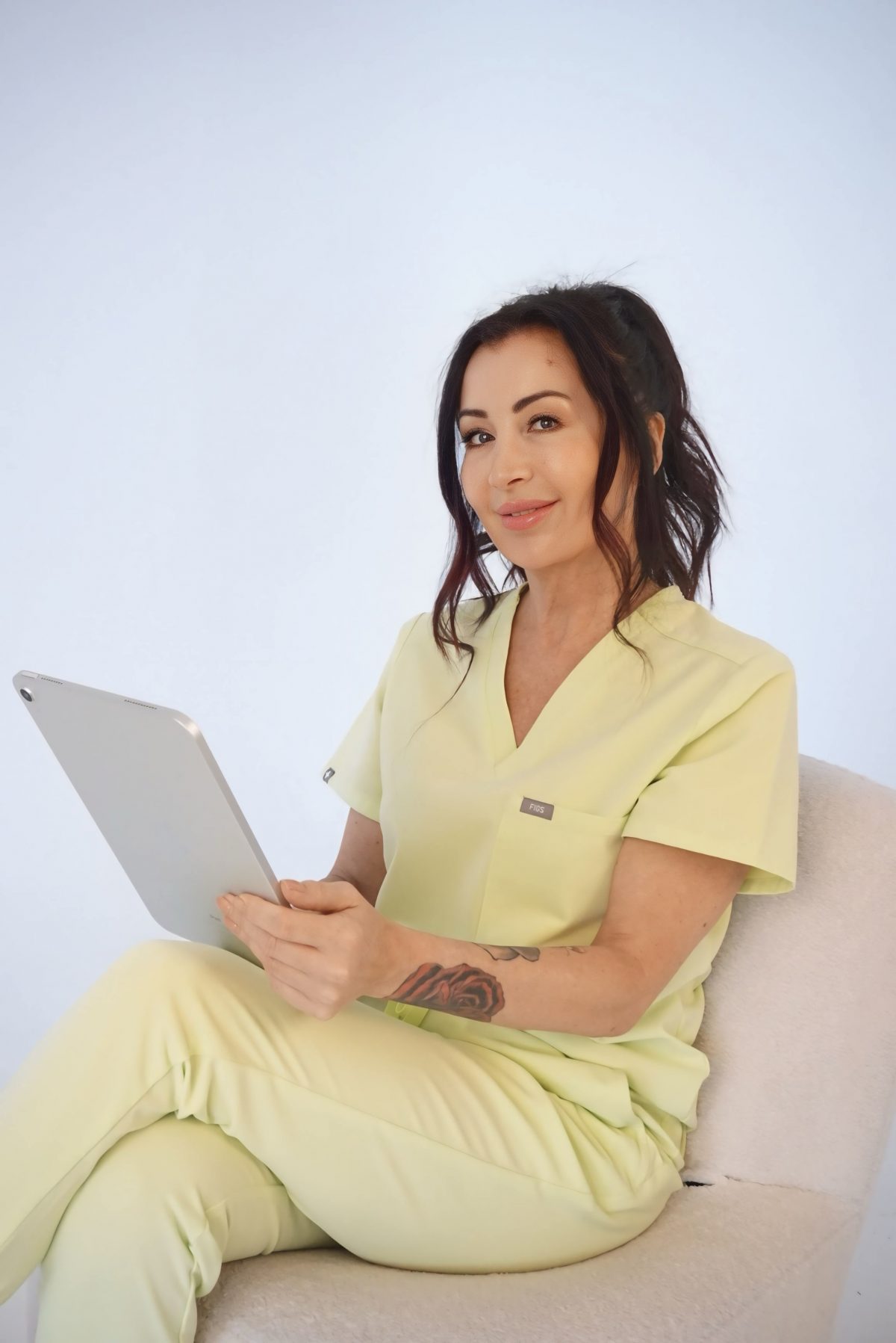 Donna at sorelle skin clinic in Birmingham